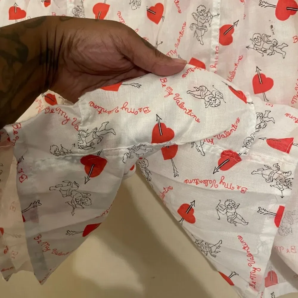 Vintage 60s VALENTINE'S DAY CUPID Boxers Boxer Shorts S 34-36 new